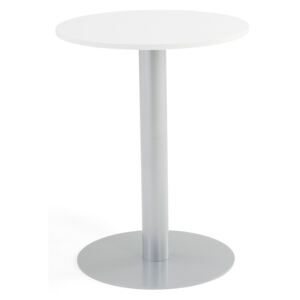 Stół na filarze, Ø700x900 mm, biały