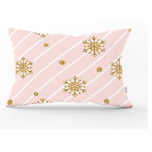Świąteczna poszewka na poduszkę Minimalist Cushion Covers Golden Snowflake, 35x55 cm