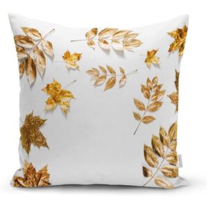 Poszewka na poduszkę Minimalist Cushion Covers Golden Leaves, 42x42 cm