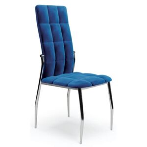 Krzesło K416 Granatowy Velvet Aksamit Halmar