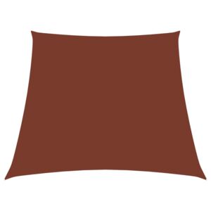 Trapezowy żagiel ogrodowy, tkanina Oxford, 4/5x4 m, terakota