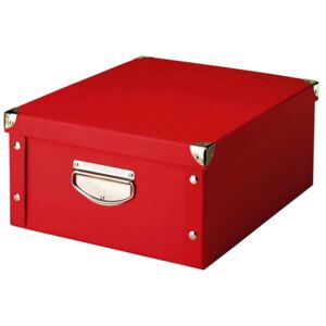 Pudełko do przechowywania ZELLER, czerwone, 17x40x33 cm