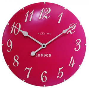 Zegar ścienny London Arabic różowy - POLECA nas aż 98% klientów - SPRAWDŹ !