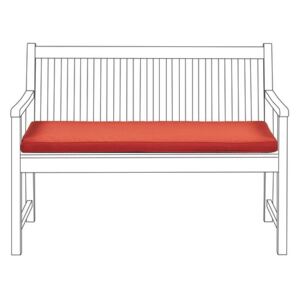 Poduszka na ławkę ogrodową 112 x 54 cm czerwona VIVARA