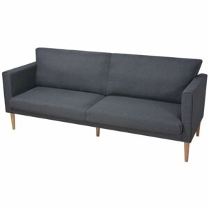 3 osobowa sofa tapicerowana ciemnoszara