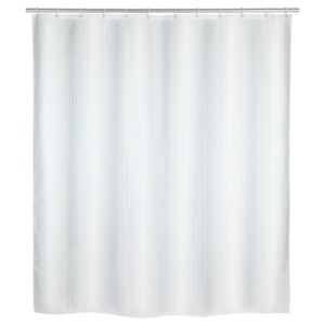 Biała zasłona prysznicowa Wenko Palais, 180x200 cm