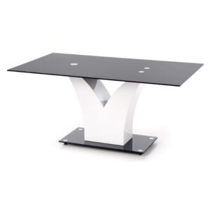 Stół VESPER 160x90 biały/czarny