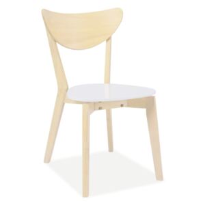 Krzesło CD-19 biały/dab bielony ☞ Kupuj w Sprawdzonych i wysoko Ocenianych sklepach
