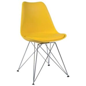 Krzesło TIM żółte ☞ Kupuj w Sprawdzonych i wysoko Ocenianych sklepach