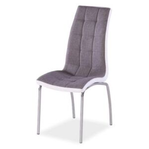 Krzesło H-104 szaro-białe ☞ Kupuj w Sprawdzonych i wysoko Ocenianych sklepach