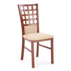Krzesło GERARD 3 BIS beżowe/czereśnia antyczna ☞ Kupuj w Sprawdzonych i wysoko Ocenianych sklepach