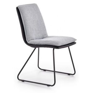 Krzesło K326 jasno szare/czarne ☞ Kupuj w Sprawdzonych i wysoko Ocenianych sklepach
