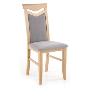 Krzesło CITRONE BIS szare/dąb miodowy ☞ Kupuj w Sprawdzonych i wysoko Ocenianych sklepach