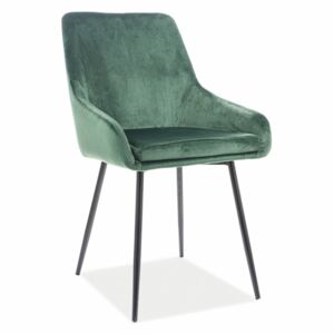 Krzesło ALBI VELVET zielone ☞ Kupuj w Sprawdzonych i wysoko Ocenianych sklepach