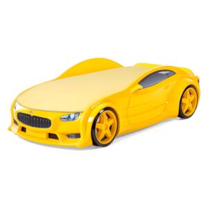 Łóżko NEO VOLT 180x80 żółte samochód
