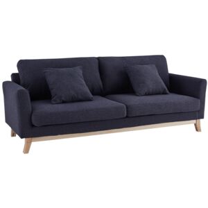 Sofa rozkładana Kelly 3 os. 216 cm antracytowa
