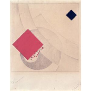 Lissitzky, Eliezer (El) Markowich - Reprodukcja Study for 'This is the end' from the 'Story of Two Squares' 1920