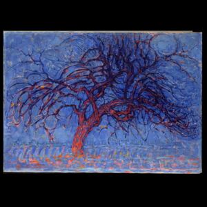 Mondrian, Piet - Reprodukcja Avond Evening The Red Tree 1908-10