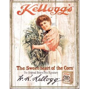 Metalowa tabliczka Kellogg's Sweetheart, (32 x 41 cm)