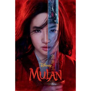 Plakat, Obraz Mulan - Be Legendary, (61 x 91,5 cm)
