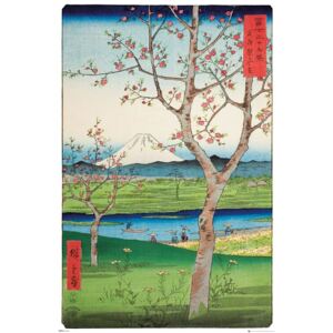 Plakat, Obraz Hiroshige - The Outskirts of Koshigaya, (61 x 91,5 cm)
