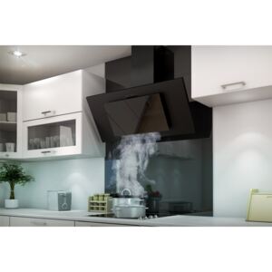 Okap kuchenny HAAG Vertical Black 6S LED-SMD! HIT SPRZEDAŻY! 60 Czarny, grube szkło wysokiej jakości w kolorze czarnym