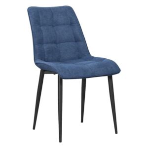 Krzesło tapicerowane MARCO niebieskie