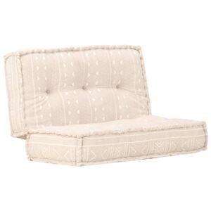 Sofa, 120x120x20 cm, tkanina, jasnobrązowa