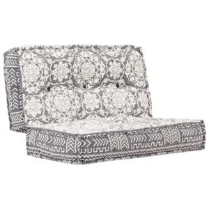 Sofa, 120x120x20 cm, tkanina, jasnoszara