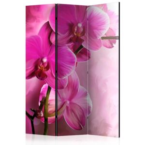 Parawan 3-częściowy - Różowa orchidea [Room Dividers]