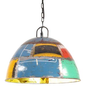 Industrialna lampa wisząca, 25 W, kolorowa, okrągła, 41 cm, E27