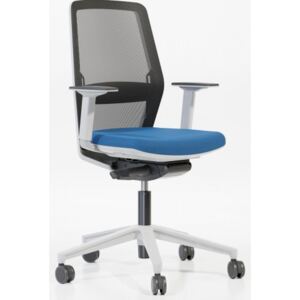 Białe krzesło biurowe Start Net
