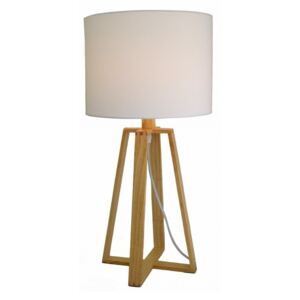Lampa stołowa Lifetime wysoka - biały - Rozmiar 30x30x61cm