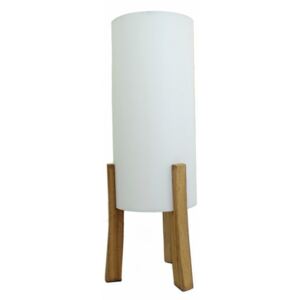 Lampa stołowa Grundig - biały - Rozmiar 15x15x44cm
