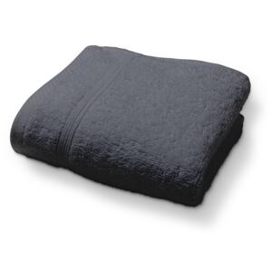 Ręcznik z lamówką - antracytowy - Rozmiar 70x130cm