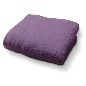 Ręcznik z lamówką - fioletowy - Rozmiar 70x130cm