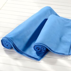 Ręcznik kąpielowy z mikrowłókien - niebieskie