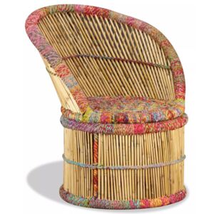 Krzesło bambusowe w stylu chindi