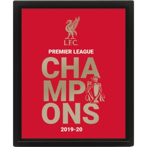 Oprawiony Obraz Liverpool Fc - Champions 19 20