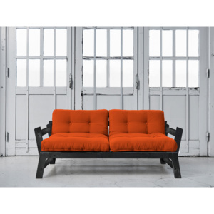 Sofa rozkładana Step Black Orange