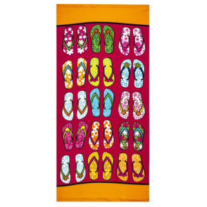 Ręcznik plażowy Flip-Flops, 70 x 150 cm
