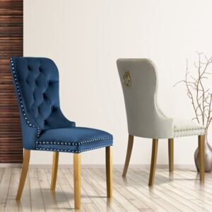 Krzesło tapicerowane chesterfield Madame