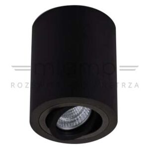 Spot LAMPA sufitowa RULLO nero Orlicki Design regulowana OPRAWA metalowa downlight tuba czarna