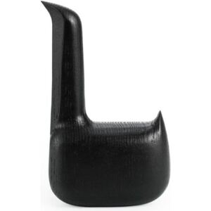 Figurka dekoracyjna Swan czarna