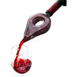 Napowietrzający nalewak do wina Vacu Vin szary