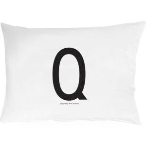 Poszewka na poduszkę Arne Jacobsens Vintage ABC litera Q