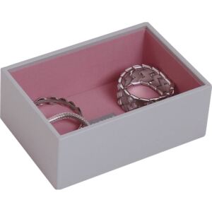 Pudełko na biżuterię open Mini Stackers szare