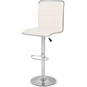 Krzesło hoker HUGO 98-118 cm - biały