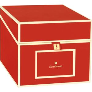 Pudełko na zdjęcia i płyty CD Die Kante czerwone