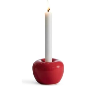 Świecznik Apple czerwony duży